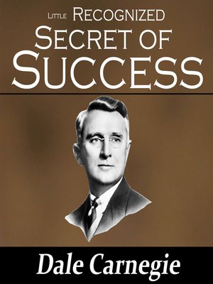 cover image of The Little Recognized Secret of Success